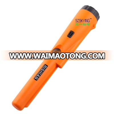 PinPointer Metal Detector 360 degree detecting Orange Pin pointer Handheld Metal Detector Portable